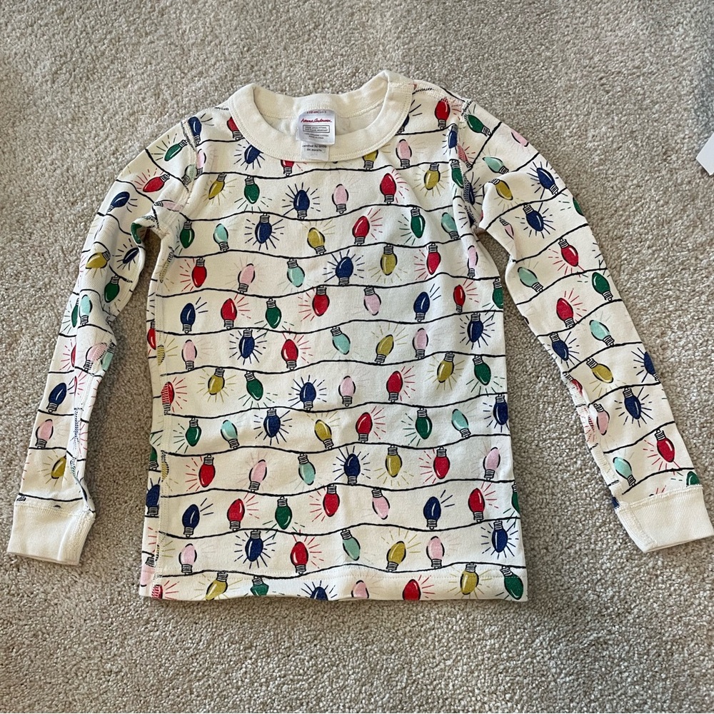 Hanna Andersson Christmas light Pajama Set